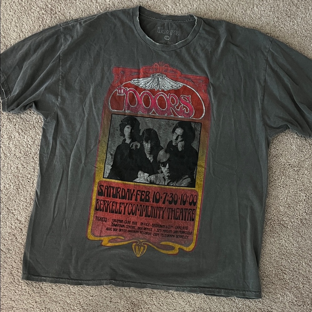 Urban Outfitters Charcoal Graphic Oversized Tee Small